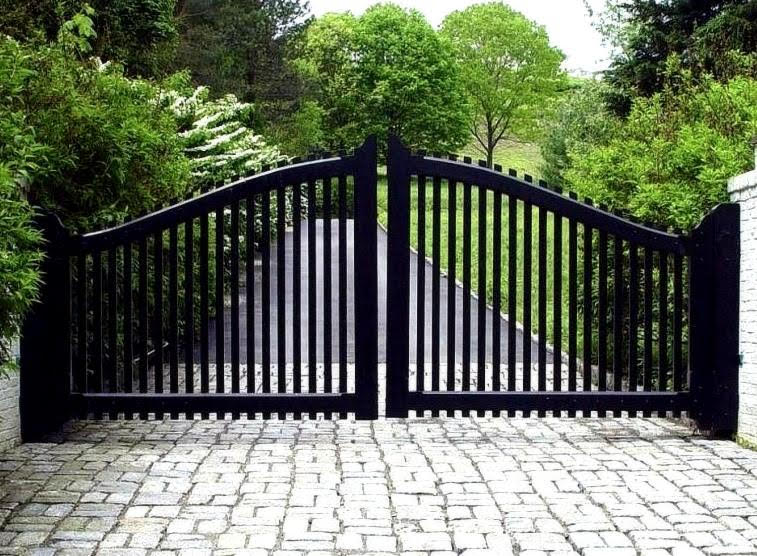 Aluminum Double Swing Gate Naples Model
