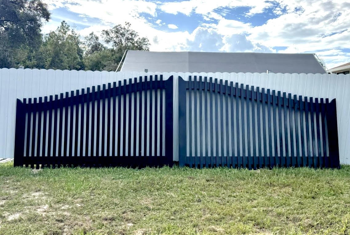 Aluminum Double Swing Gate Naples Model